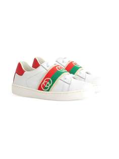 Gucci Kids кеды Ace с логотипом Interlocking G