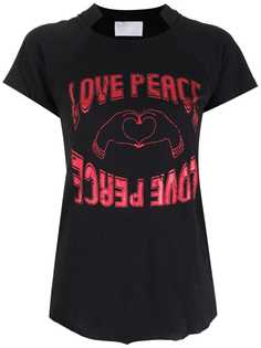 Andrea Bogosian футболка с принтом Love Peace
