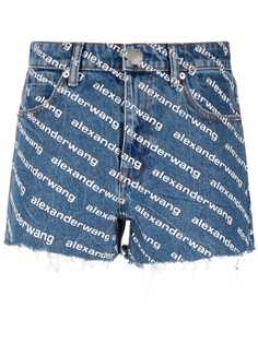 Alexander Wang джинсовые шорты с логотипом Alexanderwang.T