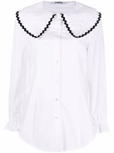 Vivetta рубашка с кружевным воротником