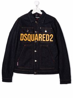 Dsquared2 Kids джинсовая куртка с логотипом