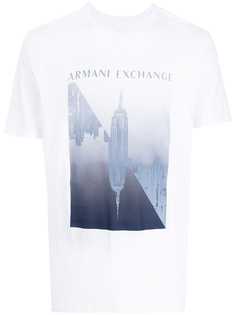 Armani Exchange футболка с логотипом