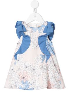 Hucklebones London платье с оборками и цветочным принтом