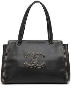 Chanel Pre-Owned сумка-тоут 2004-го года с логотипом CC