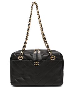 Chanel Pre-Owned сумка на плечо CC V-Stitch 2001-го года