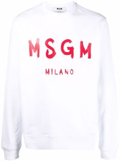 MSGM футболка с логотипом