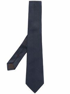 Caruso шелковый галстук с заостренным концом