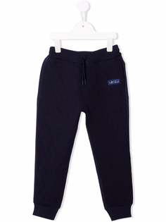 Kenzo Kids спортивные брюки с нашивкой-логотипом