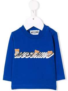 Moschino Kids толстовка с логотипом