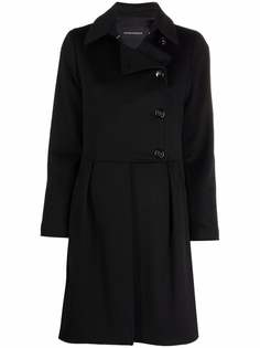 Emporio Armani пальто асимметричного кроя