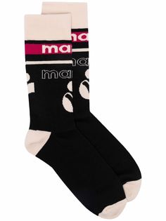 Isabel Marant Étoile носки вязки интарсия с логотипом