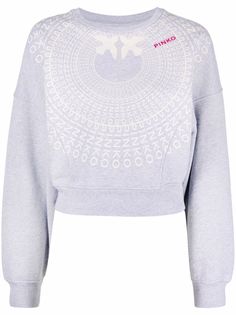 PINKO укороченная толстовка с логотипом