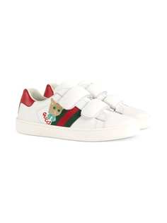 Gucci Kids кеды Ace с вышивкой