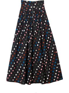 Carolina Herrera юбка макси в горох