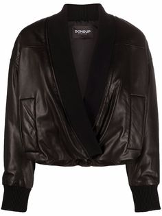 DONDUP бомбер с V-образным вырезом