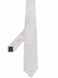 Caruso шелковый галстук с заостренным концом