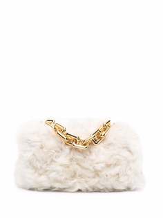 Bottega Veneta меховая сумка на плечо Chain Pouch