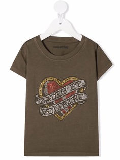 Zadig & Voltaire Kids футболка с логотипом