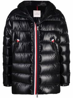 Moncler пуховик с капюшоном