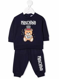 Moschino Kids спортивный костюм с логотипом