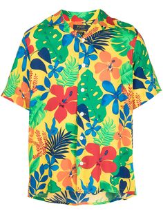 Polo Ralph Lauren рубашка с короткими рукавами и принтом Tropical