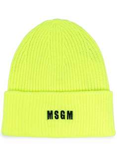 MSGM шапка бини с вышитым логотипом
