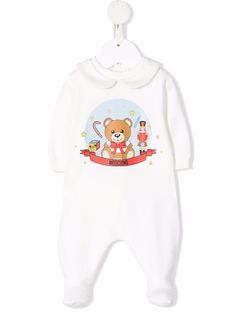 Moschino Kids пижама с логотипом Teddy Bear