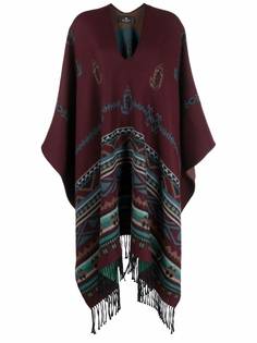 ETRO кейп с геометричным узором