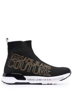 Versace Jeans Couture высокие кроссовки с логотипом