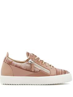Giuseppe Zanotti бархатные кеды Gail