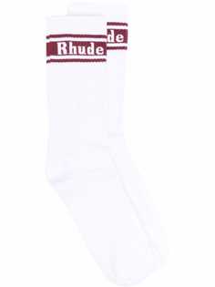 Rhude носки с логотипом