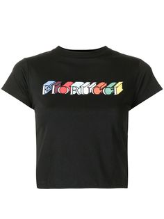 Fiorucci укороченная футболка с 3D логотипом