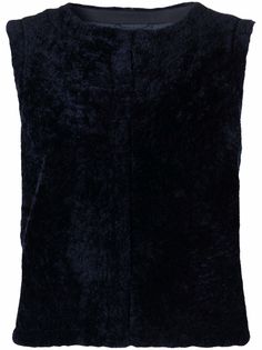 Simonetta Ravizza укороченный жилет из овчины