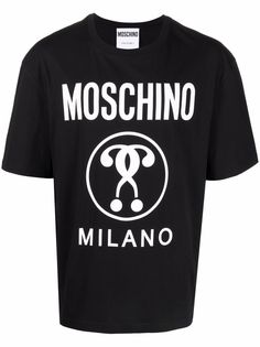 Moschino футболка Double Question Mark