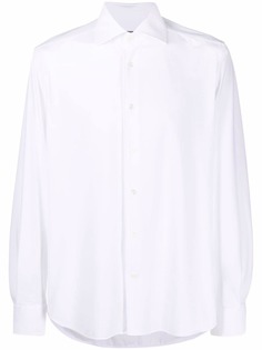 Corneliani рубашка с закругленным подолом