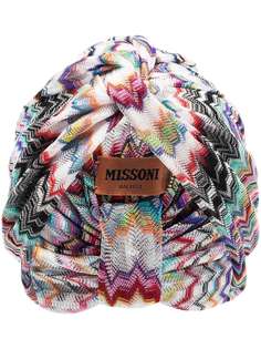 Missoni тюрбан с узором зигзаг