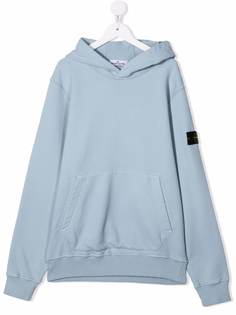 Stone Island Junior худи с аппликацией логотипа