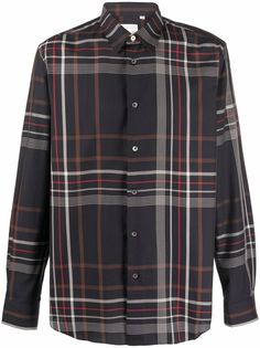 PAUL SMITH рубашка в клетку тартан