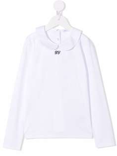Dolce & Gabbana Kids блузка с вышитым логотипом