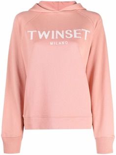 TWINSET худи с длинными рукавами и логотипом