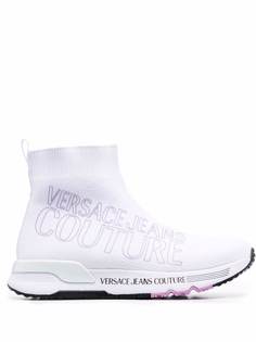Versace Jeans Couture высокие кроссовки с логотипом
