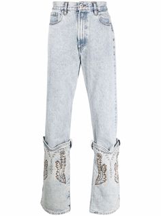 Y/Project прямые джинсы Cowboy Cuffs