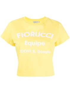 Fiorucci укороченная футболка Equipe с логотипом