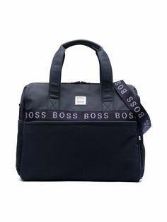 BOSS Kidswear пеленальная сумка с нашивкой-логотипом