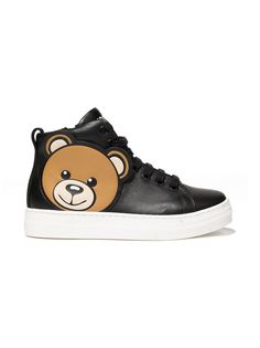 Moschino Kids высокие кеды Teddy Bear