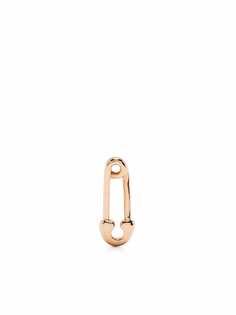 Djula серьга Safety Pin из розового золота с бриллиантами