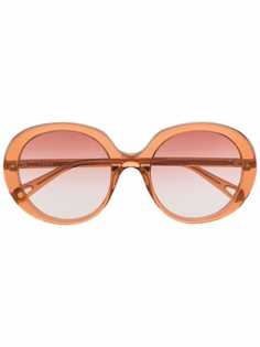 Chloé Eyewear солнцезащитные очки Esther Oval