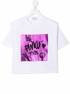 Pinko Kids футболка с логотипом