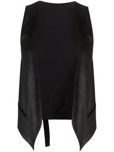 Ann Demeulemeester жилет без застежки