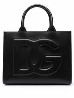 Dolce & Gabbana сумка-тоут с тисненым логотипом